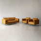 Set Aldano Miel 3 Piezas Incluidas (Sofá 3 Plazas, 2 Poltronas)