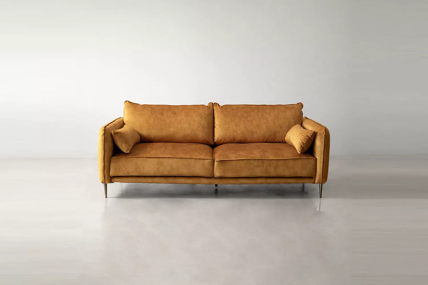 Set Aldano Miel 3 Piezas Incluidas (Sofá 3 Plazas, 2 Poltronas)