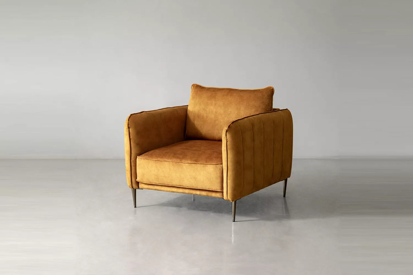 Set Aldano Miel 3 Piezas Incluidas (Sofá 3 Plazas, 2 Poltronas)
